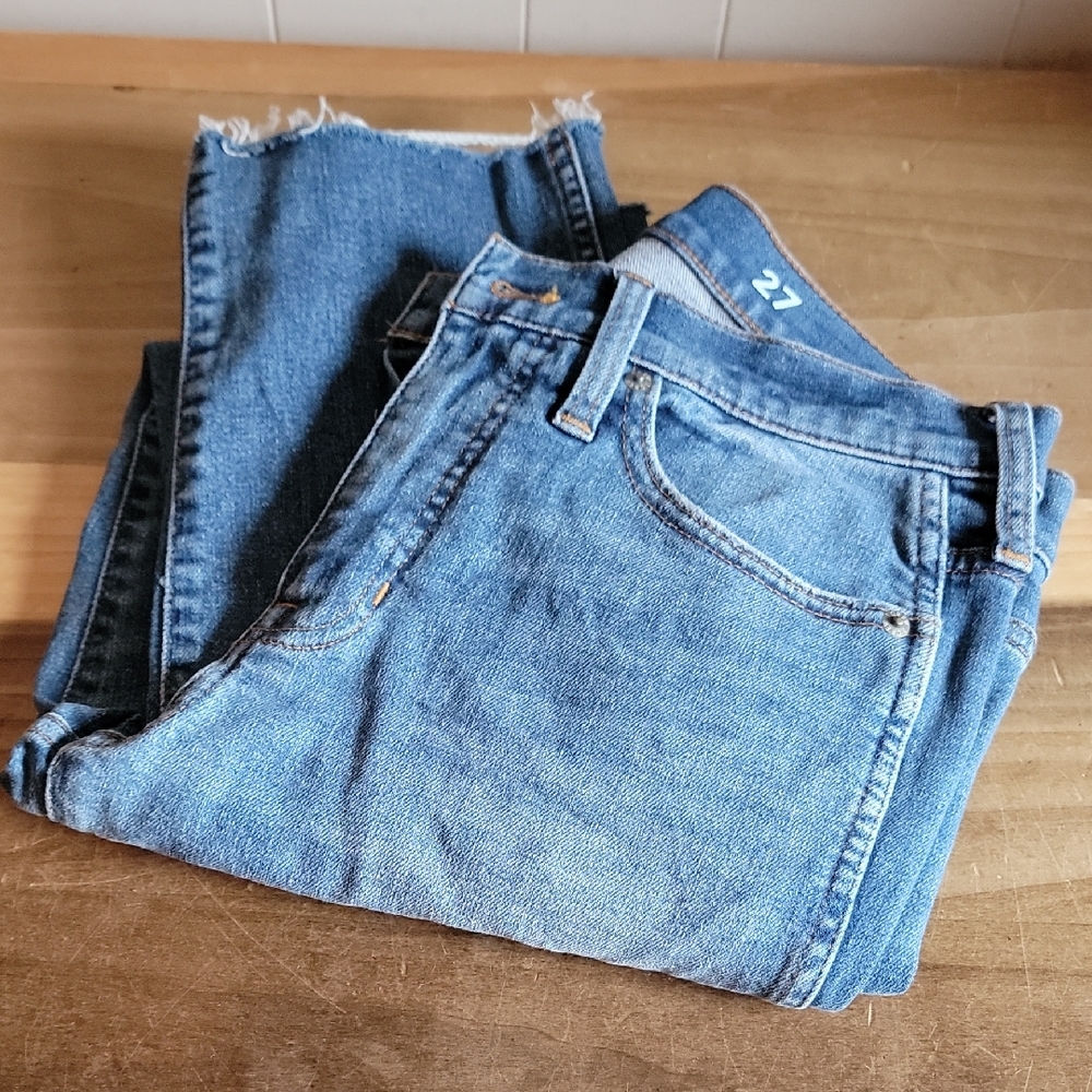 J. Crew Re- Imagined Blue Denim Jeans size 27